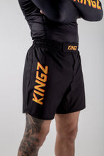 Load image into Gallery viewer, KINGZ Orange Grappling Shorts
